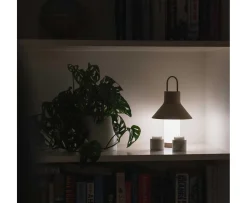 LOOM Design Shadow Portabel Bordslampa Grey/Beige Ø15