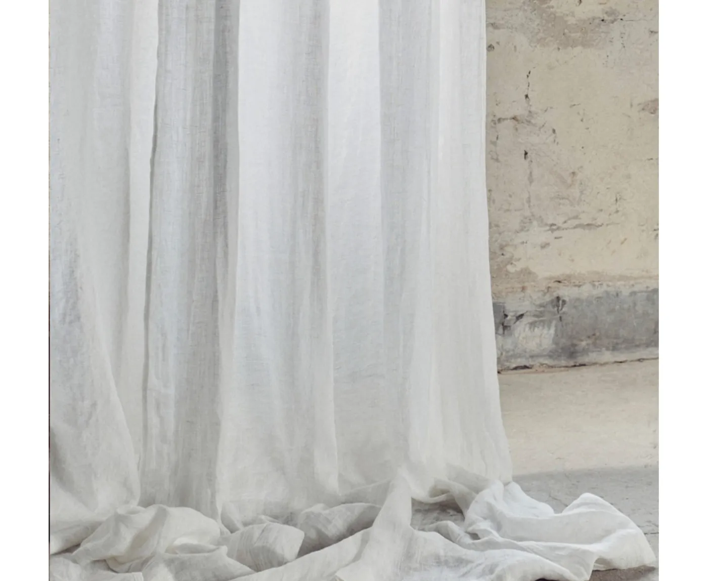 Lovely Linen Airy Gardinlängd Linne Natural Offwhite 260x280cm
