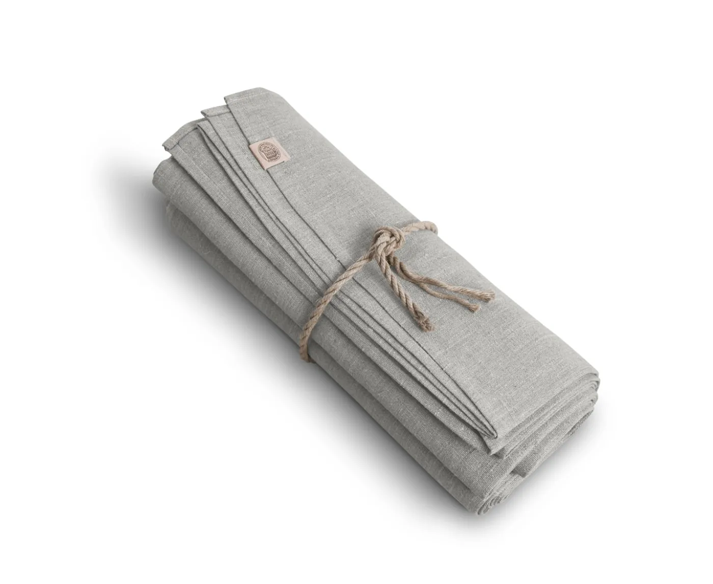 Lovely Linen Classic Linneduk Stone Ø170