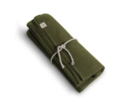 Lovely Linen Classic Linneduk Olive Green 145x300