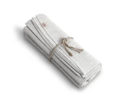 Lovely Linen Classic Linneduk Light Grey 150x250