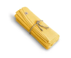 Lovely Linen Classic Linneduk Lemon 150x250