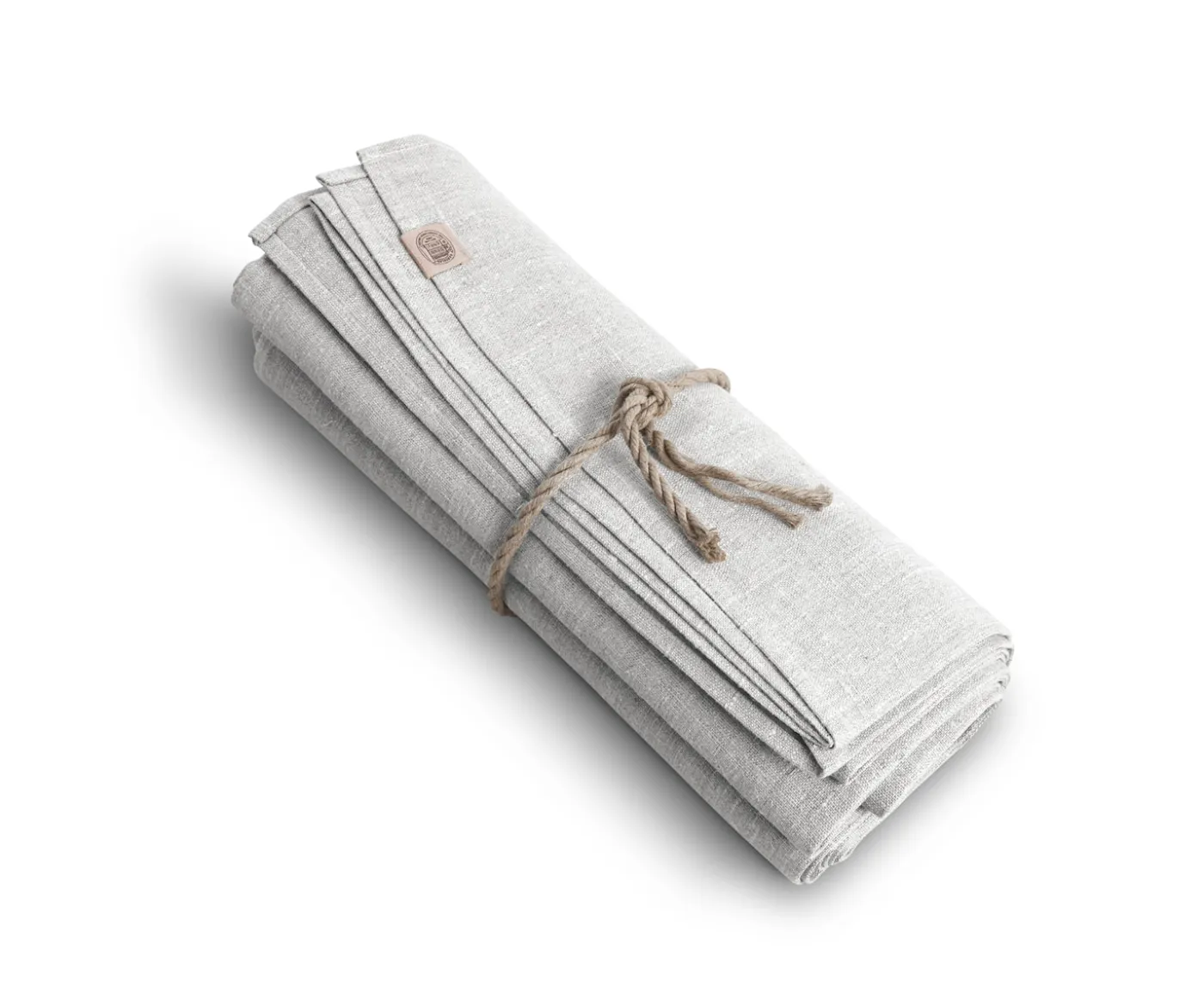 Lovely Linen Classic Linneduk Light Grey 150x380