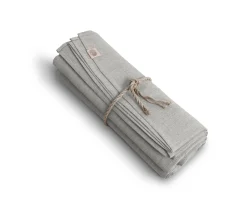 Lovely Linen Classic Linneduk Stone Ø200