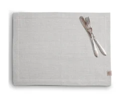 Lovely Linen Classic Tablett Linne Light Grey 37x50