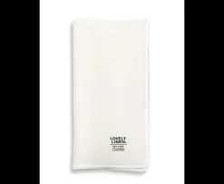 Lovely Linen Grace Servett White 42x42 4-pack