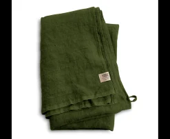 Lovely Linen Hamam Handduk Jeep Green