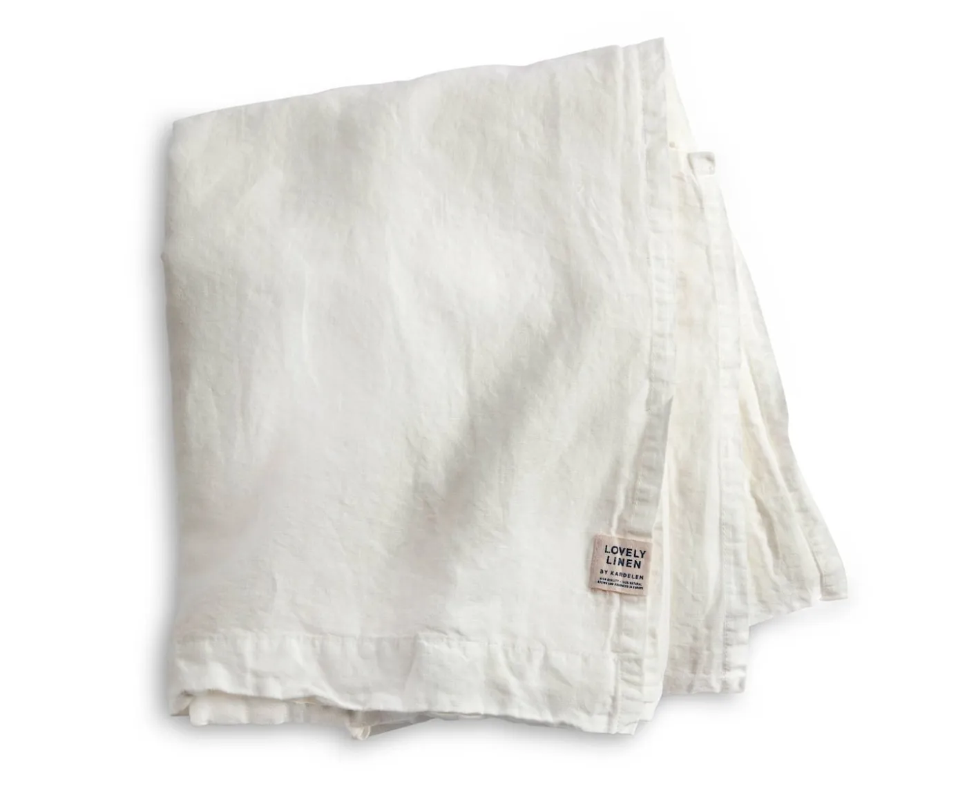 Lovely Linen Heaven Underlakan Optical White 150x260