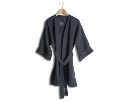 Lovely Linen Kimono Long Grey XL