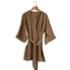 Lovely Linen Kimono Long Almond L