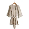 Lovely Linen Kimono Long Natural Beige L