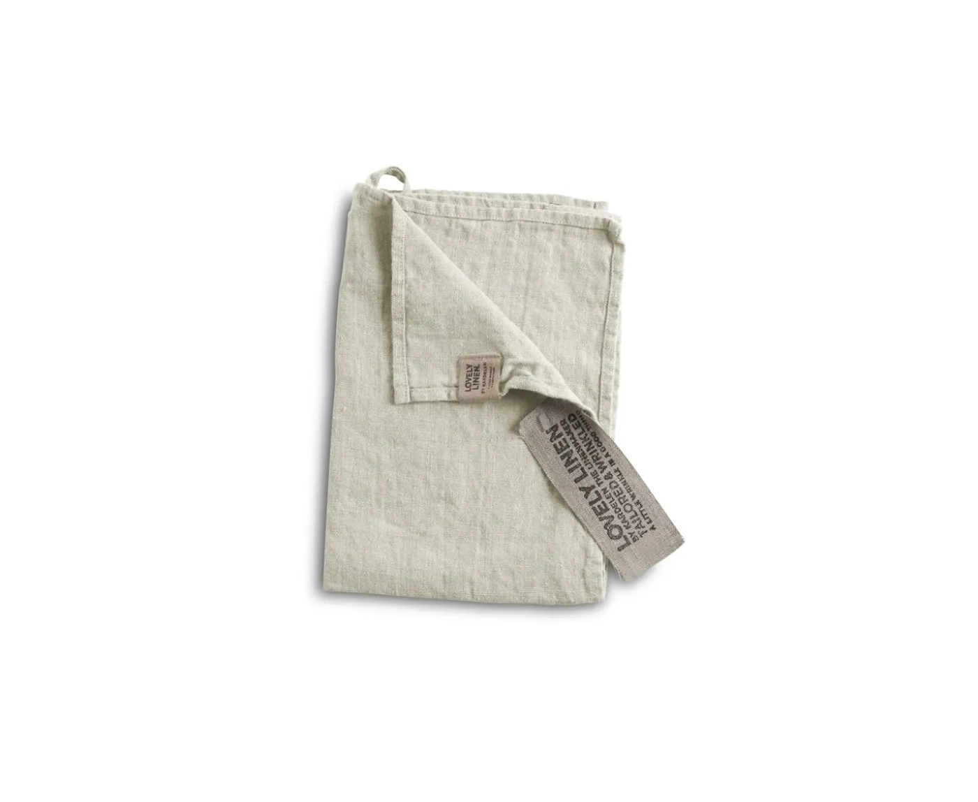 Lovely Linen Lovely Gästhandduk Light Grey 35x50