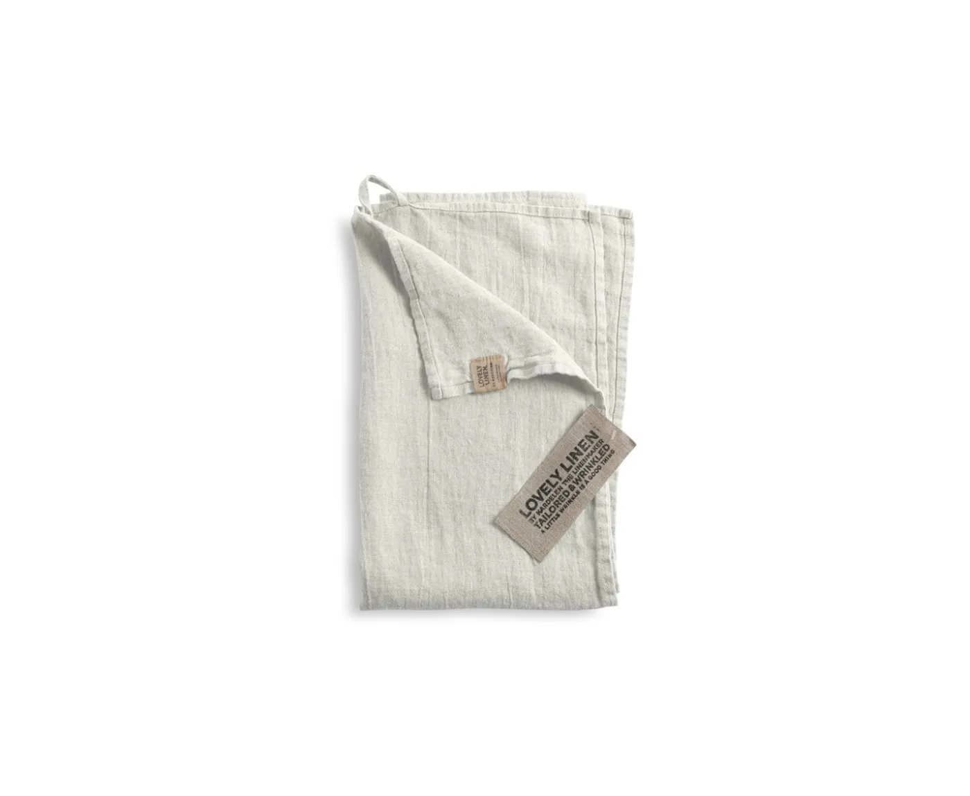Lovely Linen Lovely Kökshandduk Light Grey 45x70