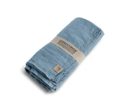 Lovely Linen Lovely Linneduk Dusty Blue 145x250