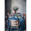 Lovely Linen Lovely Linneduk Dusty Blue 145x380