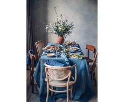 Lovely Linen Lovely Linneduk Dusty Blue 145x380
