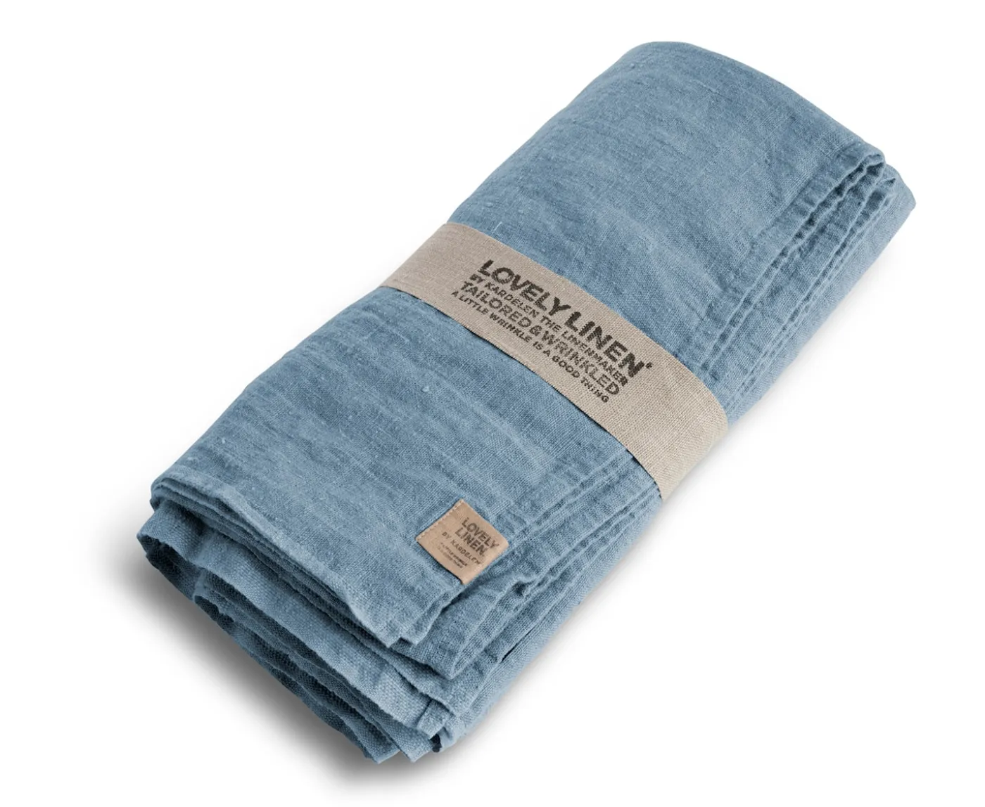 Lovely Linen Lovely Linneduk Dusty Blue 145x380