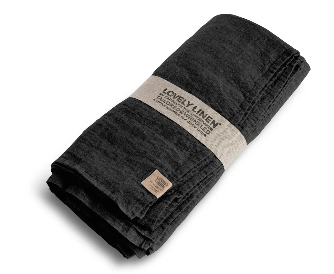 Lovely Linen Lovely Linneduk Dark Grey 145x300