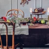 Lovely Linen Lovely Linneduk Chocolate 145x250