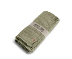 Lovely Linen Lovely Linneduk Avocado 145x250