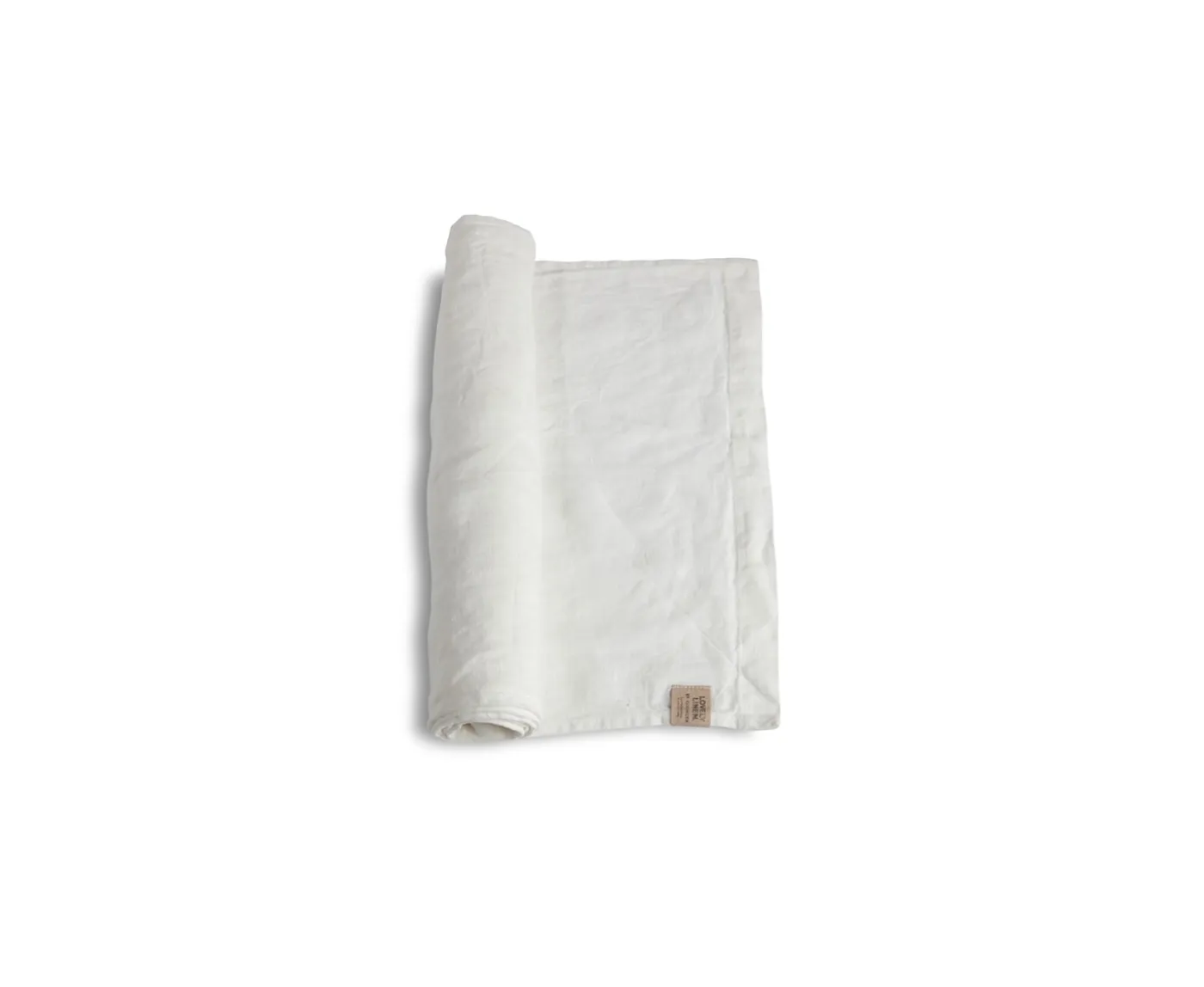 Lovely Linen Lovely Löpare Linne Offwhite 47x150
