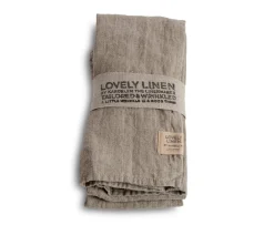 Lovely Linen Lovely Servett Linne Natural Beige 4-Pack