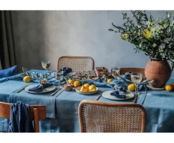 Lovely Linen Lovely Servett Linne Dusty Blue 4-Pack
