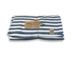 Lovely Linen Misty Duk Linne Edge Denim Blue 145x380