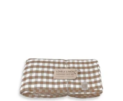 Lovely Linen Misty Duk Linne Square Almond 145x300