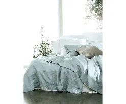 Lovely Linen Misty Påslakan Linne Sky Enkel