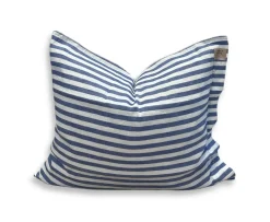 Lovely Linen Misty Örngott Linne Edge Denim Blue 50x60
