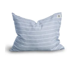 Lovely Linen Misty Örngott Linne Stripe Sky 50x60