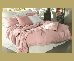 Lovely Linen Misty Örngott Linne Sunset 50x60
