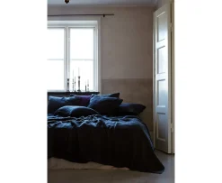 Lovely Linen Påslakan Linne Midnight Blue Dubbel