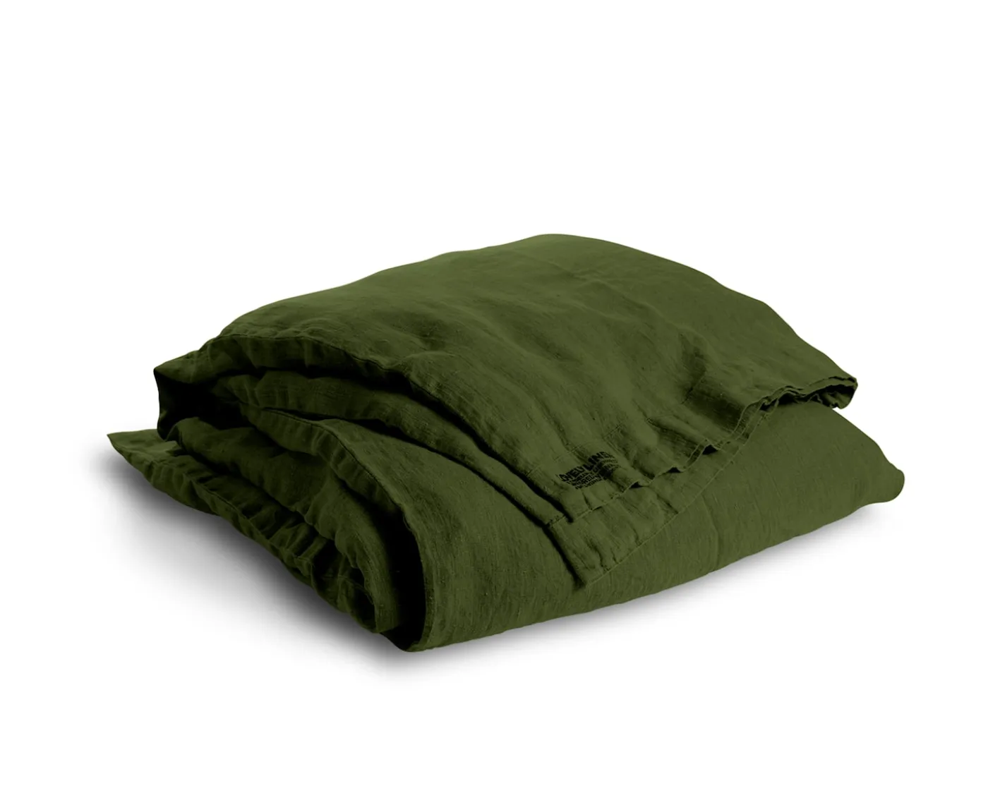 Lovely Linen Påslakan Linne Jeep Green Enkel