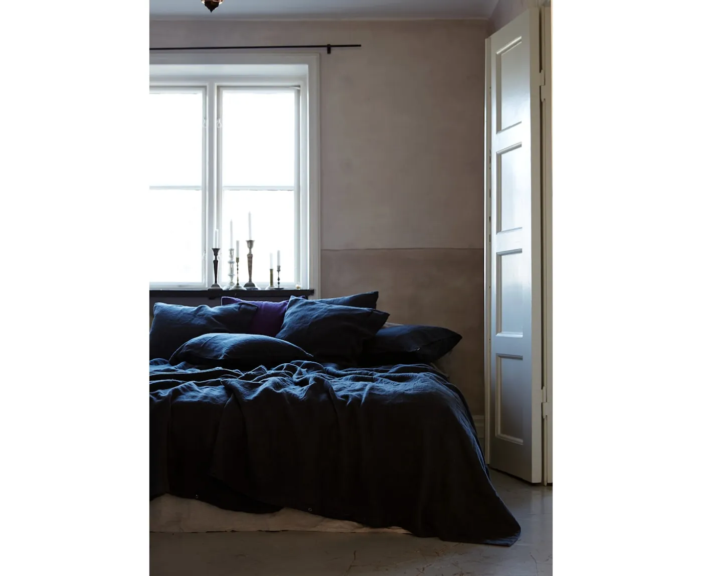 Lovely Linen Påslakan Linne Midnight Blue Enkel