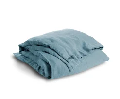 Lovely Linen Påslakan Linne Dusty Blue Dubbel