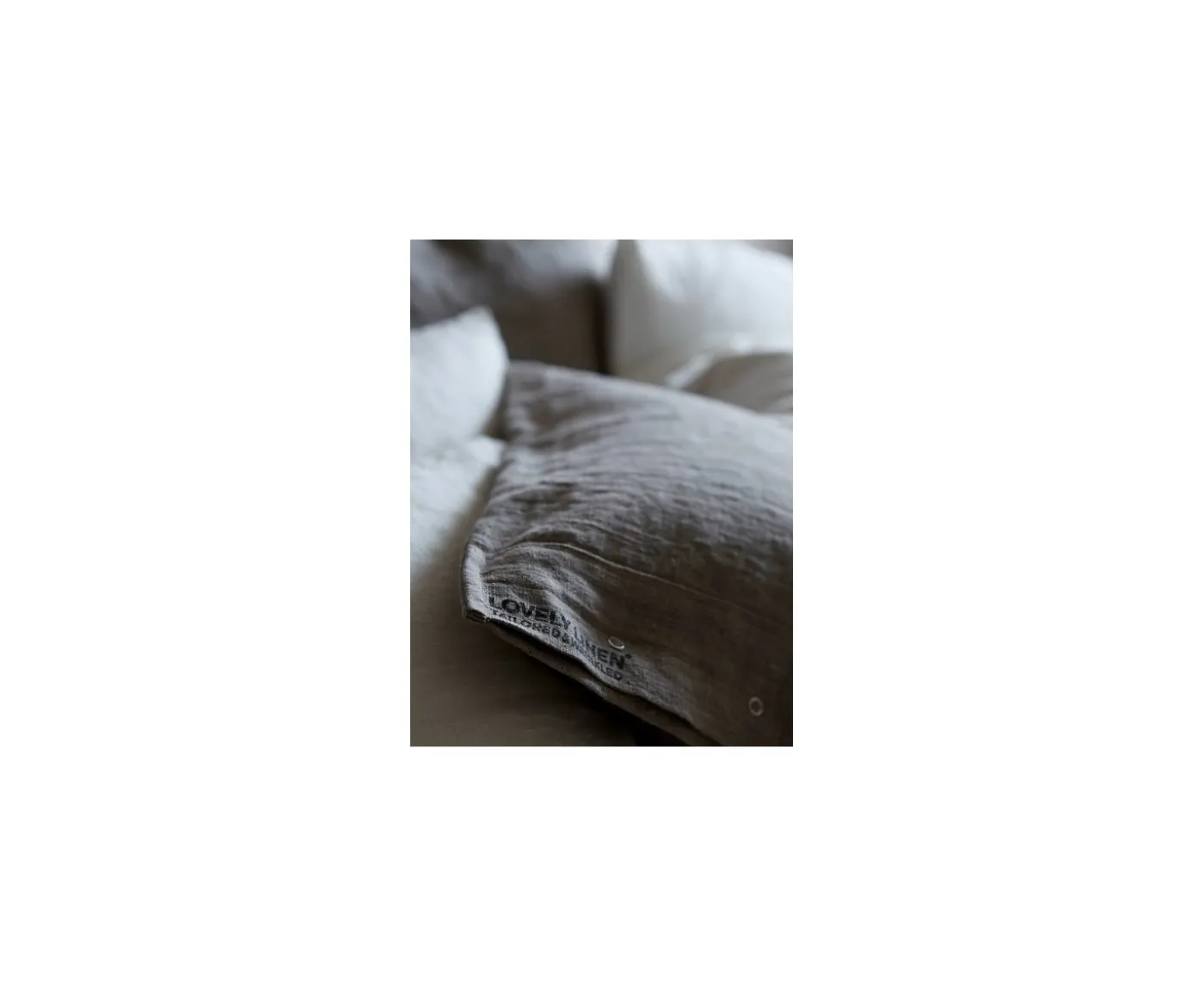 Lovely Linen Örngott Linne Natural Beige 50x60