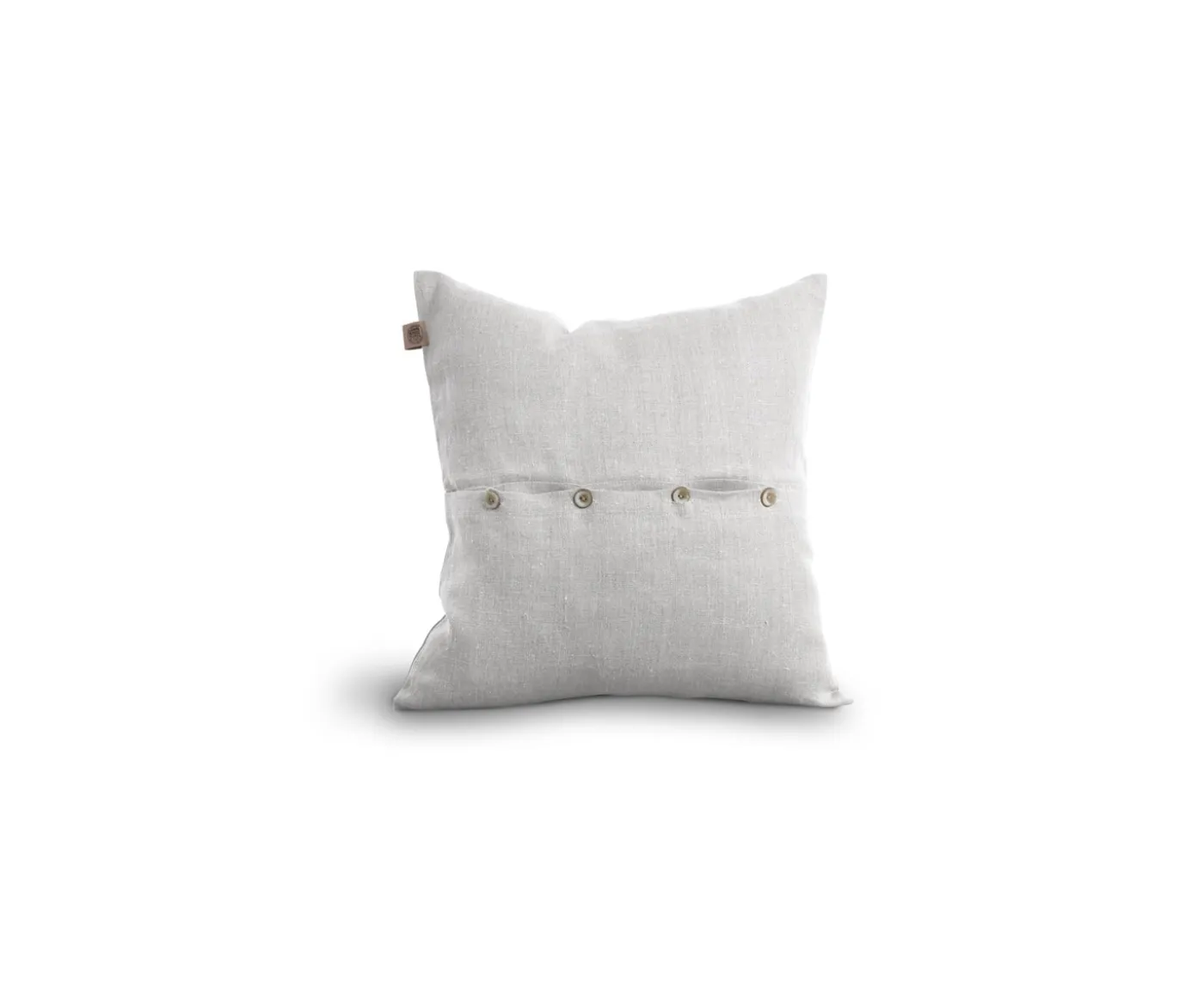 Lovely Linen Classic Kuddfodral Linne Light Grey 50x50