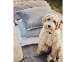 Lovely Linen Misty Kuddfodral Linne Cloud 50x50