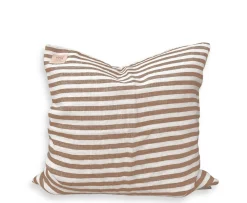 Lovely Linen Misty Kuddfodral Linne Edge Almond 50x50