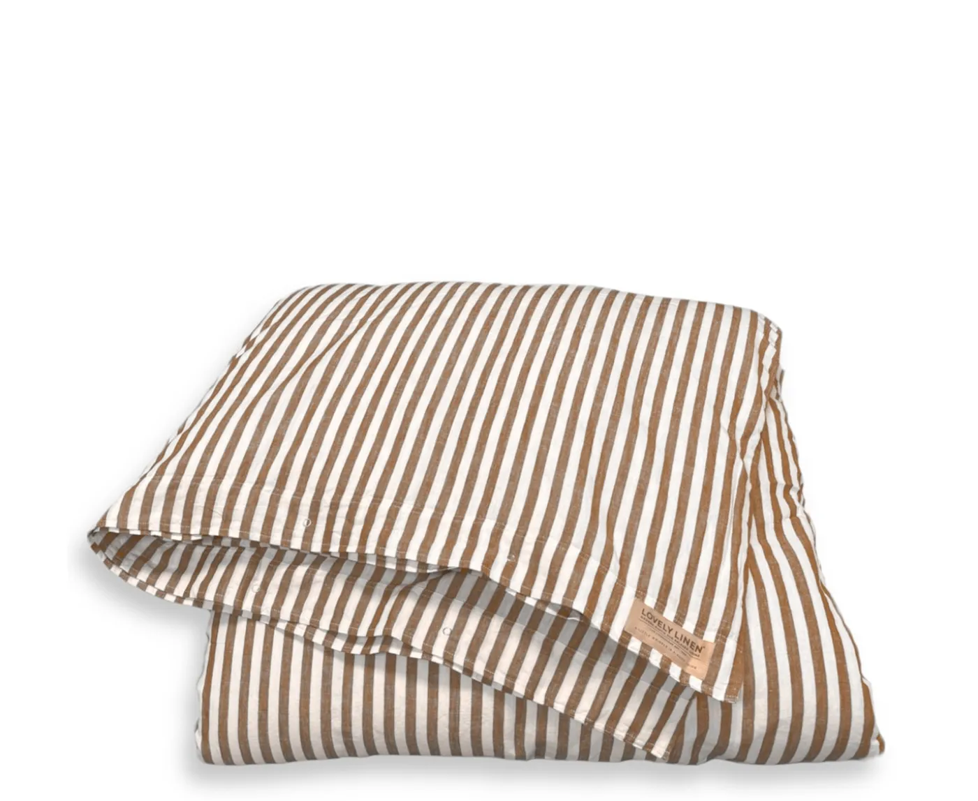 Lovely Linen Misty Påslakan Linne Edge Almond Enkel