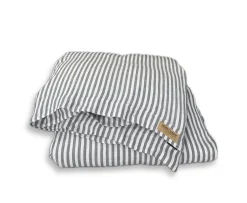 Lovely Linen Misty Påslakan Linne Edge Dark Grey Enkel