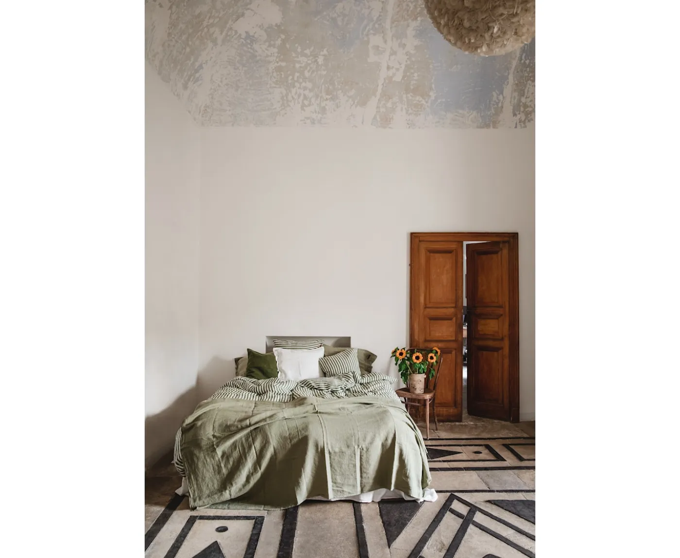 Lovely Linen Misty Påslakan Linne Edge Jeep Green Enkel