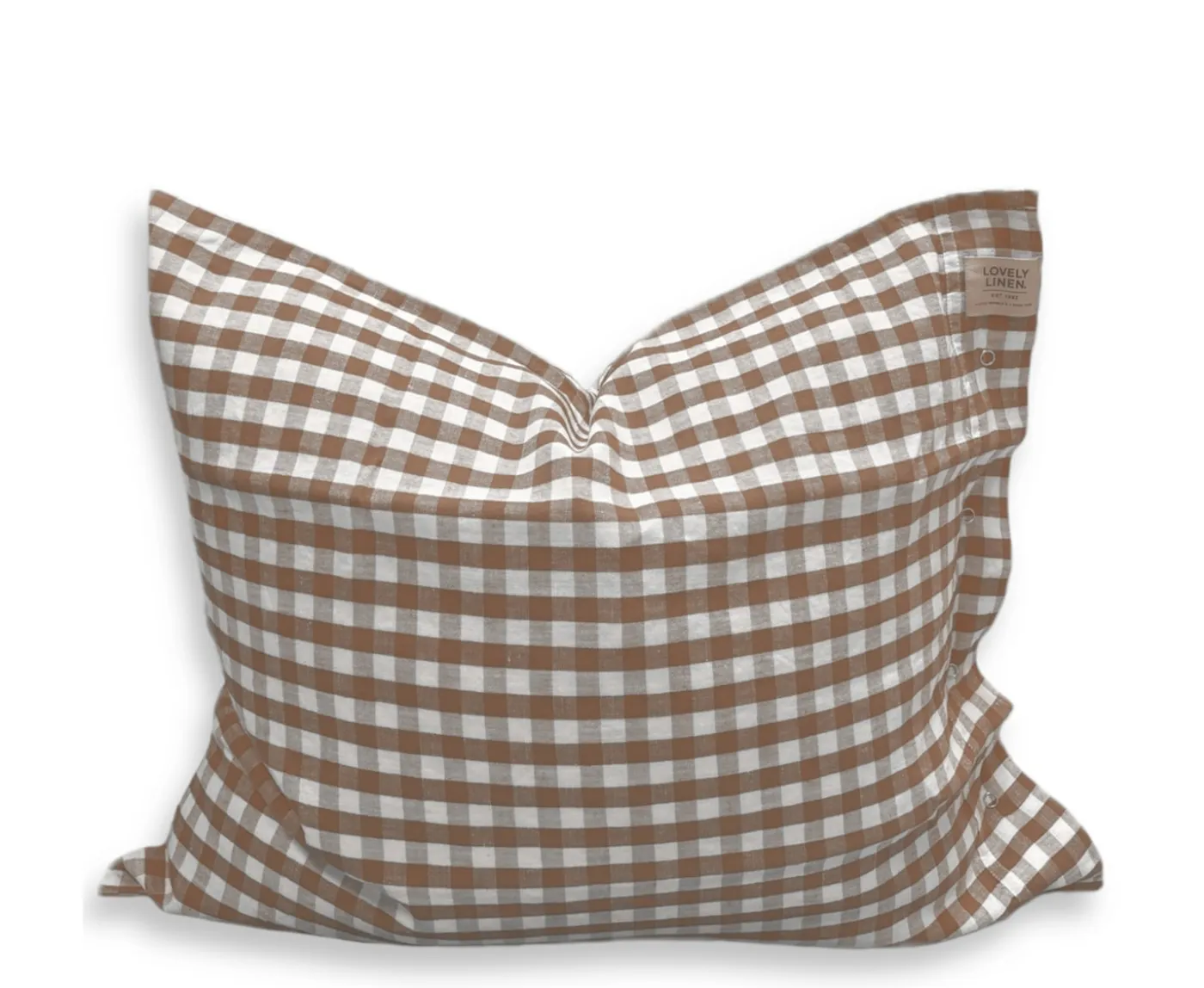 Lovely Linen Misty Örngott Linne Square Almond 50x60