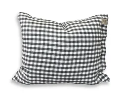 Lovely Linen Misty Örngott Linne Square Dark Grey 50x60