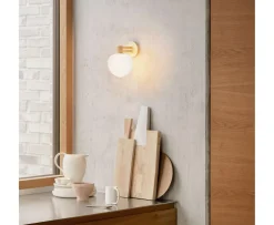 LYFA Memoir Vägglampa Brass 18cm