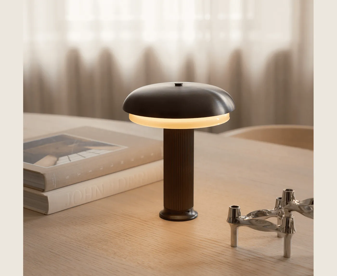 LYFA Noote Portabel Bordslampa Bronze 20cm