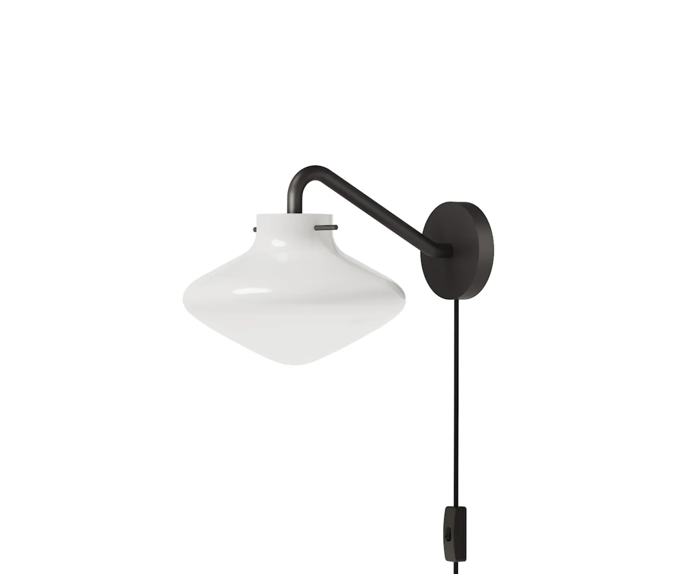 LYFA Repose Vägglampa Black 16cm