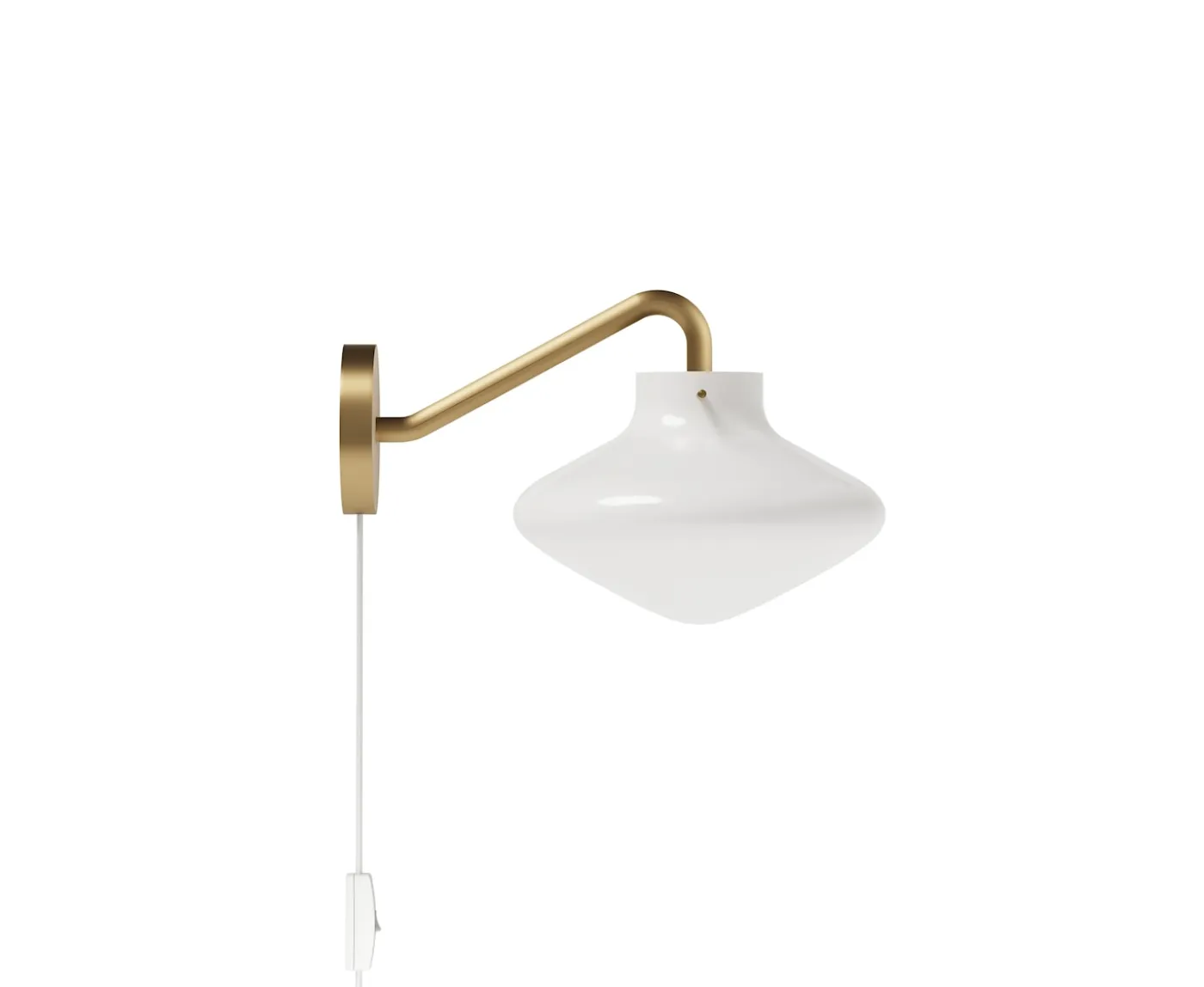LYFA Repose Vägglampa Brass 16cm